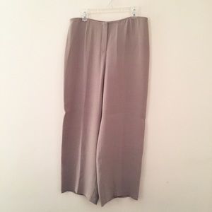 Silk pants w/stretch